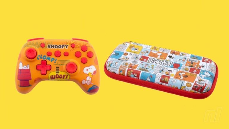 Ces manettes et pochettes Snoopy Nintendo Switch sont absolument adorables
