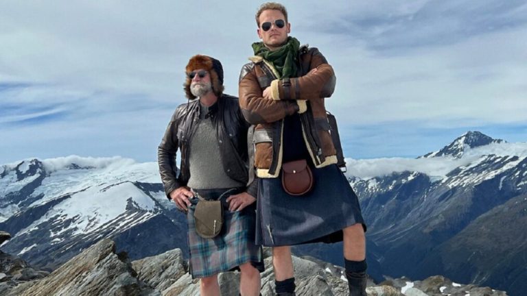 Graham McTavish and Sam Heughan in 