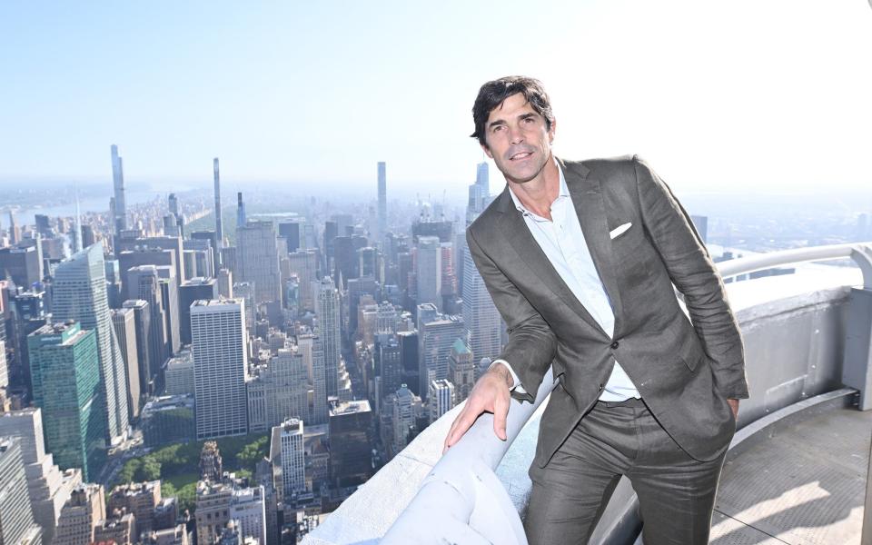 Nacho Figueras visite l'Empire State Building à New York en mai de cette année