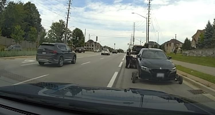 Les conducteurs attrapés dépassant la double limite de vitesse à Vaughan