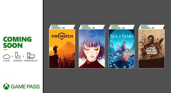 À venir sur Xbox Game Pass : Sea of ​​Stars, The Texas Chain Saw Massacre, Gris et Firewatch