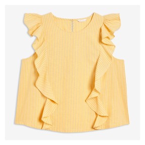 Haut à volants Sunshine, 39 $ (23,94 $) chez Joe Fresh, joefresh.com.