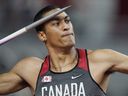 Le décathlète Pierce LePage, le lanceur de marteaux Camryn Rogers et les sprinteurs Andre de Grasse, Aaron Brown, Jerome Blake et Brendon Rodney seront les têtes d'affiche de l'équipe canadienne pour les prochains championnats du monde d'athlétisme.  Lepage participe au lancer du javelot du décathlon masculin aux Championnats du monde d'athlétisme à Doha, au Qatar, le jeudi 3 octobre 2019.