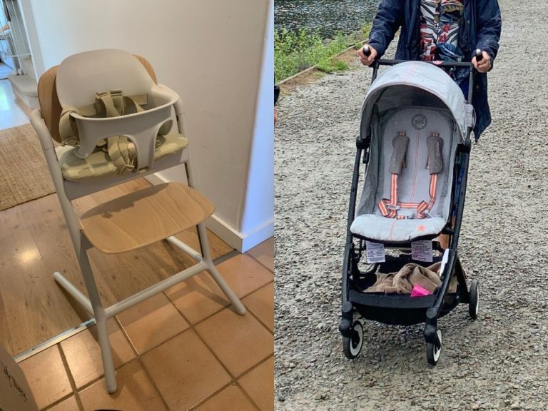 Bilan : la chaise haute Cybex Lemo et la poussette Libelle facilitent la parentalité