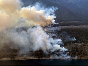 feu de forêt de casper creek