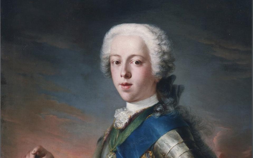 Bonnie Prince Charlie, un portrait d'Allan Ramsay en 1745 - le seul peint en Grande-Bretagne