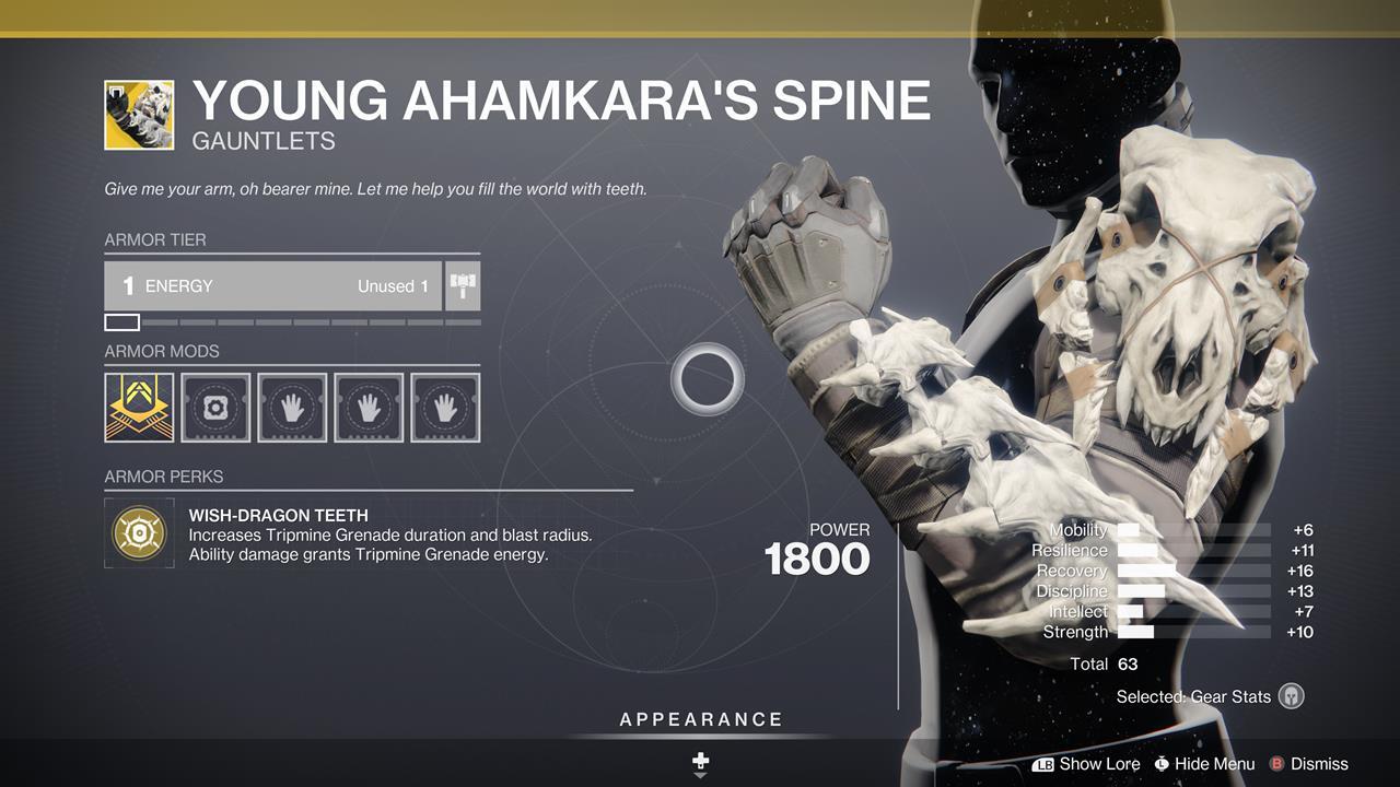 La colonne vertébrale du jeune Ahamkara