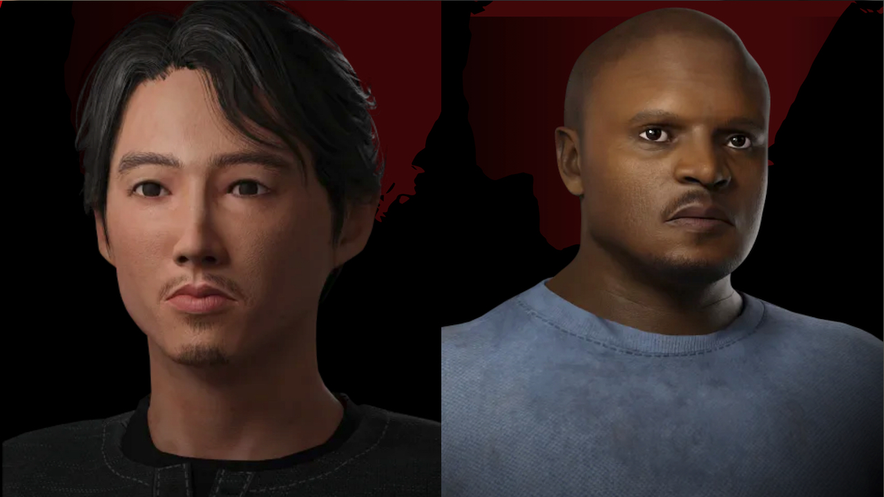 Glenn et T-Dog dans The Walking Dead : Destinées