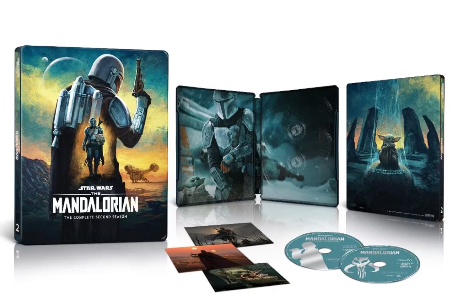 Disney Plus Steelbooks Mandalorien Saison 2