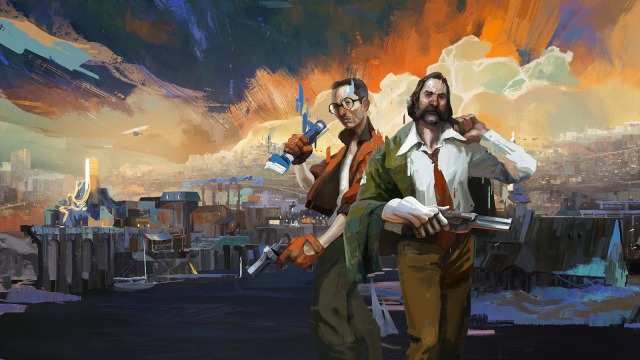 Kim Kitsuragi et le personnage principal de Disco Elysium