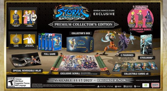 Naruto X Boruto Ultimate Ninja Storm Connections édition collector, date de sortie