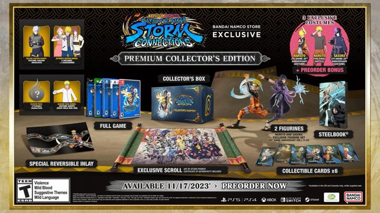 Naruto X Boruto Ultimate Ninja Storm Connections édition collector, date de sortie
