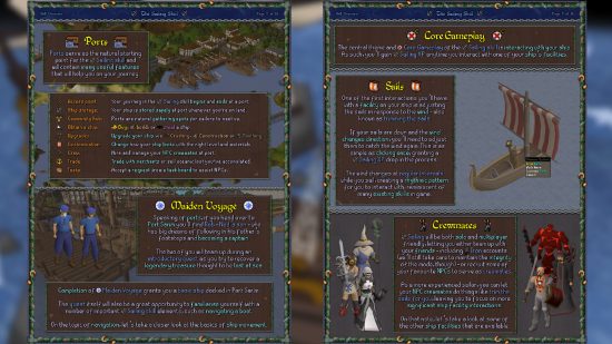 Old School Runescape Sailing - Infographie Jagex détaillant la nouvelle compétence OSRS.