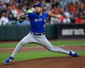 Le lanceur des Blue Jays Yusei Kikuchi livre le terrain contre les Orioles de Baltimore à l'Oriole Park de Camden Yards mardi soir.  Scott Taetsch/Getty Images