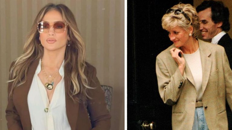 Jennifer Lopez recrée la formule de tenue hors service emblématique de la princesse Diana