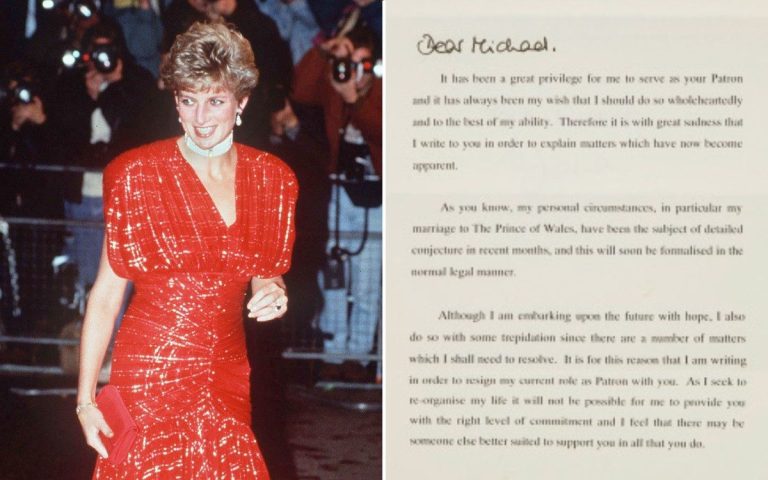 La « appréhension » de la princesse Diana face à sa nouvelle vie de célibataire révélée dans une lettre écrite avant le divorce