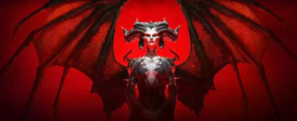 All Diablo 4 1.1.3 patch notes: Lilith, with wings outstretched.