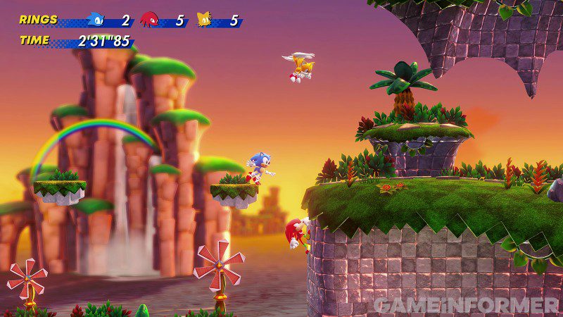 Aperçu de Sonic Superstars – Coopération dans la zone Cyber ​​Station
