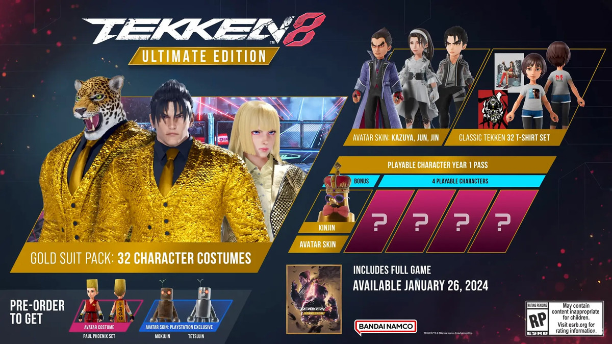 Image d'archive du contenu de Tekken 8 Ultimate Edition