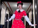 L'influenceur Seann Altman s'est déguisé en Minnie Mouse.