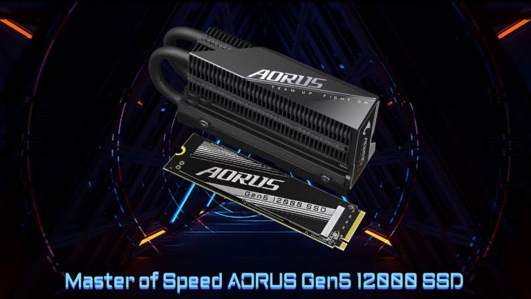 Gigabyte dévoile le SSD Aorus Gen5 12000 de 12 Go/s