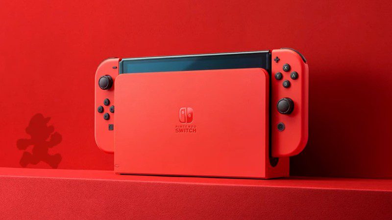 Mario Red Nintendo Switch OLED annoncé
