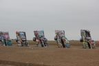 Cadillac Ranch à Amarillo est une installation artistique originale et colorée.