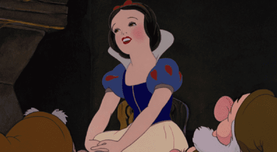 Snow White in Snow White and the Seven Dwarves.