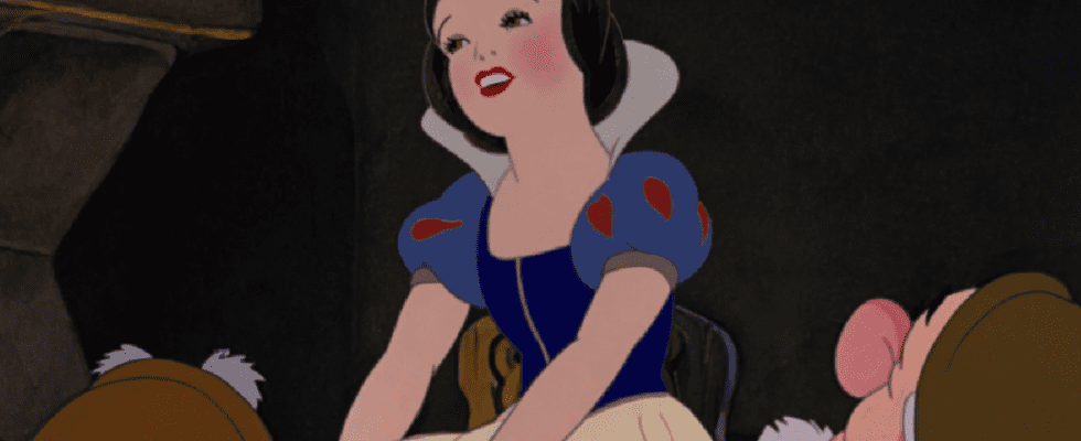 Snow White in Snow White and the Seven Dwarves.