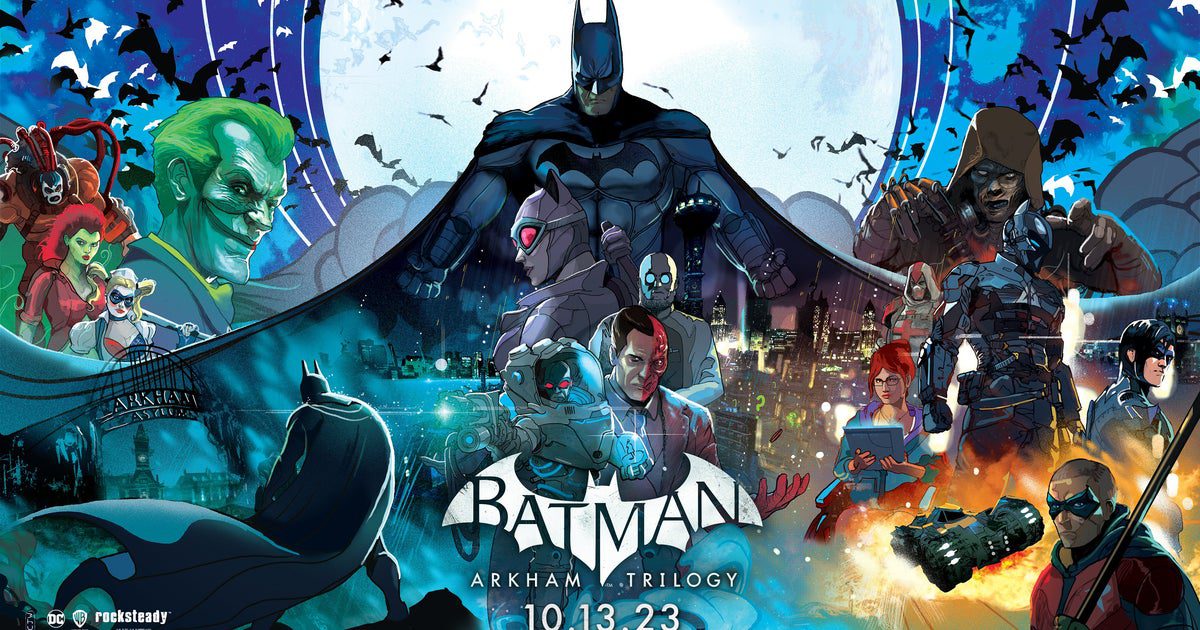 Batman : Arkham Trilogy sur Switch obtient une date de sortie
