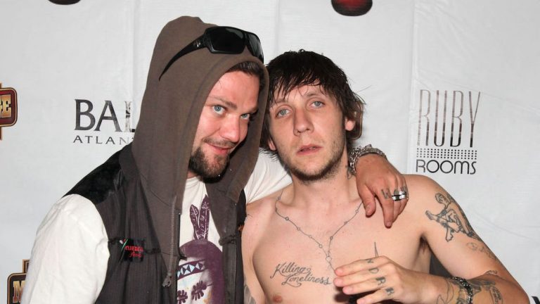 Bam Margera and Brandon Novak in 2010