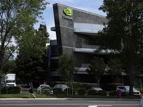 Le siège social de Nvidia Corp. à Santa Clara, en Californie.