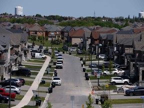 Un lotissement à Bradford West Gwillimbury, en Ontario.