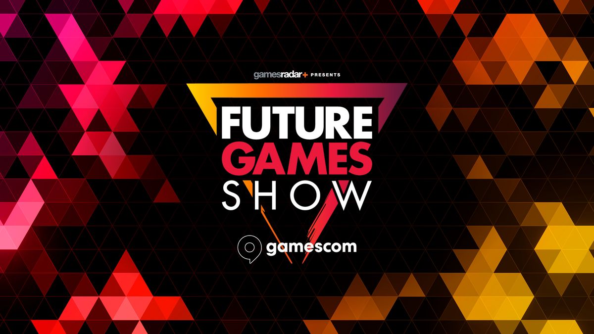 Future Games Show at Gamescom logo with geometric pattern