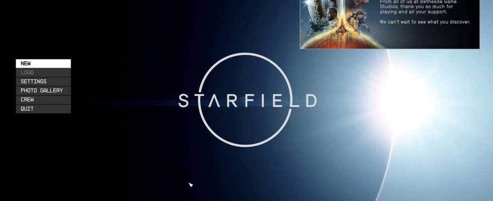 starfield start screen