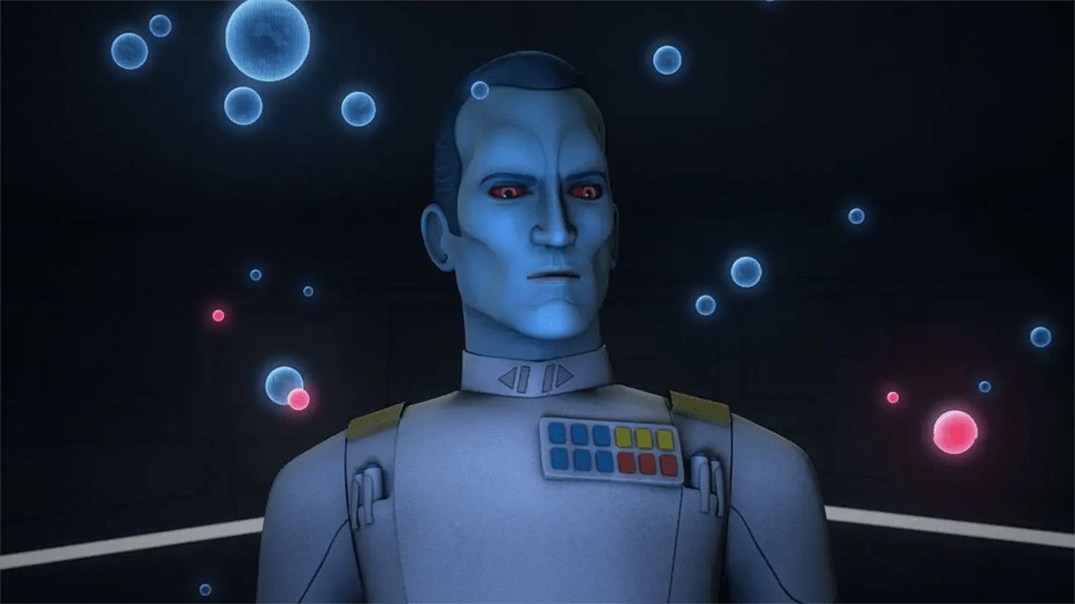 Grand amiral Thrawn dans Star Wars Rebels.