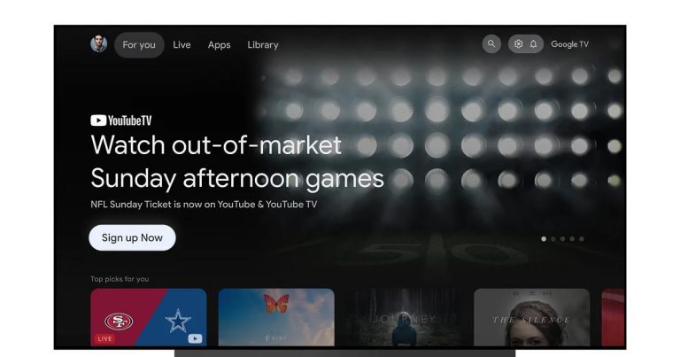 Google TV intègre NFL Sunday Ticket avant la nouvelle saison