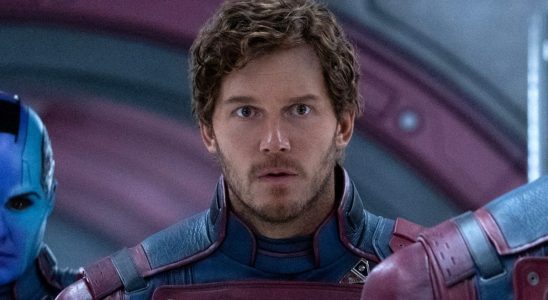 Chris Pratt as Star-Lord in Guardians of the Galaxy Vol. 3