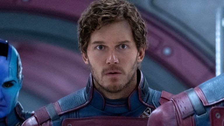 Chris Pratt as Star-Lord in Guardians of the Galaxy Vol. 3