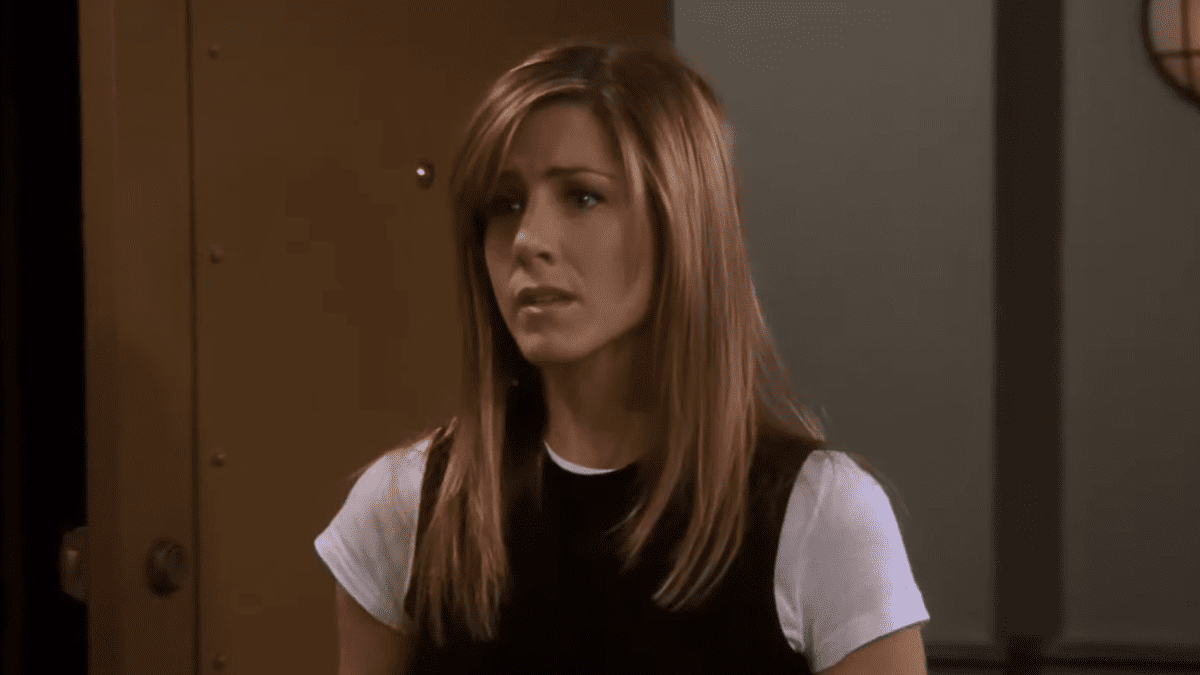 Jennifer Aniston in the finale of Friends