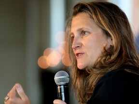 Vice-première ministre Chrystia Freeland.