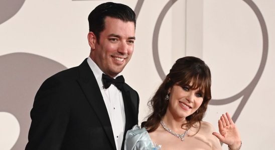 zooey deschanel and jonathan scott at the venice film festival