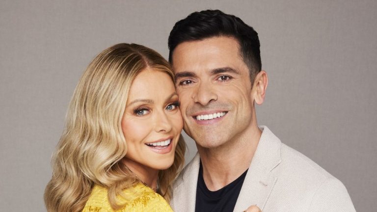 Kelly Ripa and Mark Consuelos for Live with Kelly and Mark