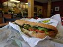 Un sandwich Subway dans un restaurant en Floride.