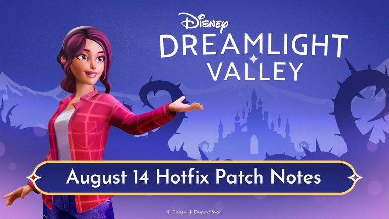 La mise à jour du 14 août de Disney Dreamlight Valley est maintenant disponible, notes de mise à jour
