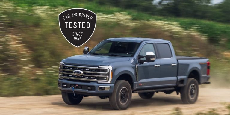 Le Ford F-250 2023 est le camion diesel le plus rapide que nous ayons jamais testé