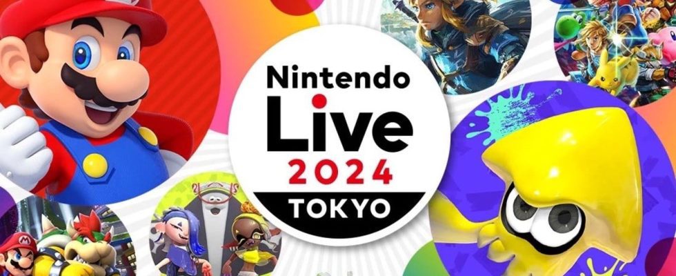 Le Nintendo Live 2024 se dirige vers Tokyo en janvier