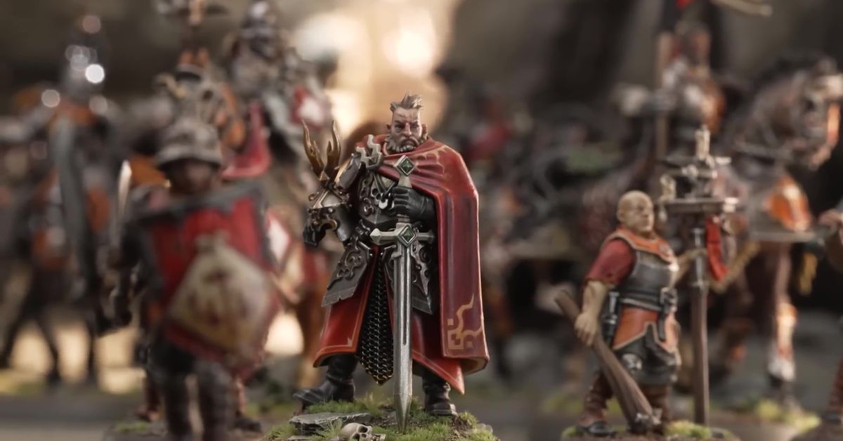 Le décor du Vieux Monde de Warhammer revient, et vous feriez mieux d'aimer peindre des textiles
