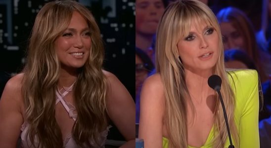 Le dernier article de Bikini de JLo prend une note de Heidi Klum et jette un plateau de fruits