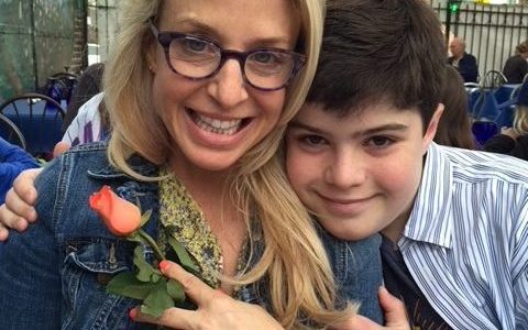 Dr. Laura Berman and her son